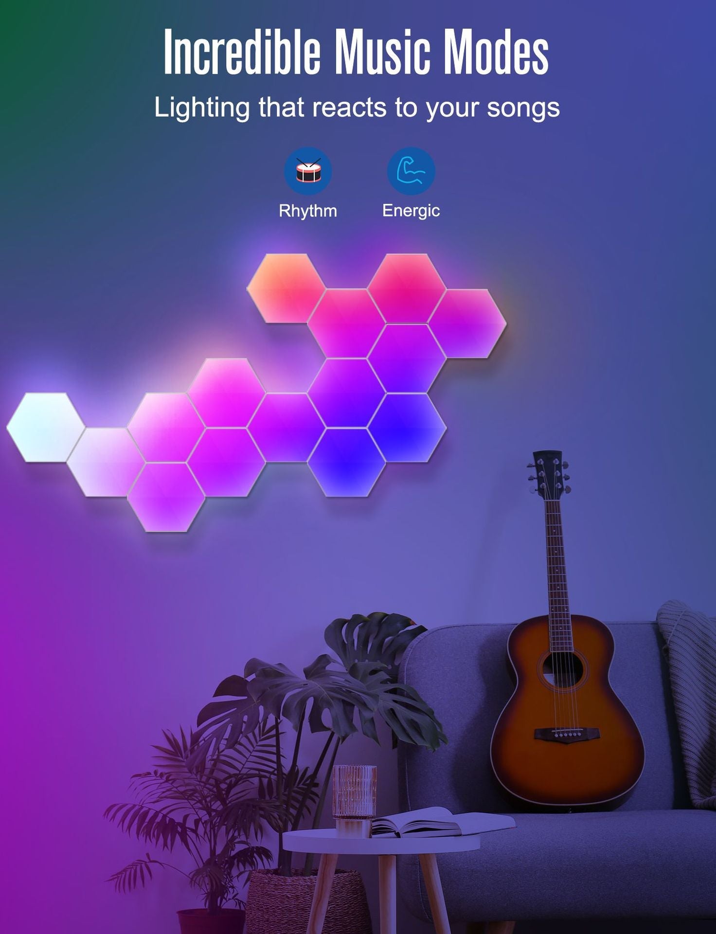 Smart LED-Hexagon™ | Het slimme LED apparaat!