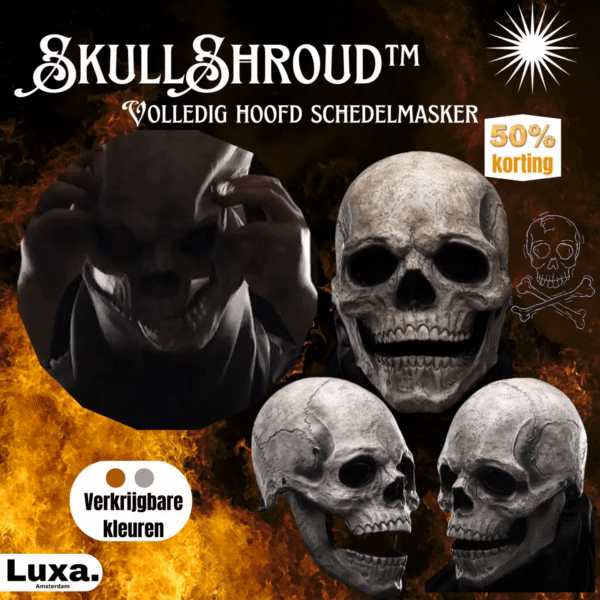 SkullShroud™ | Volledig hoofd schedelmasker