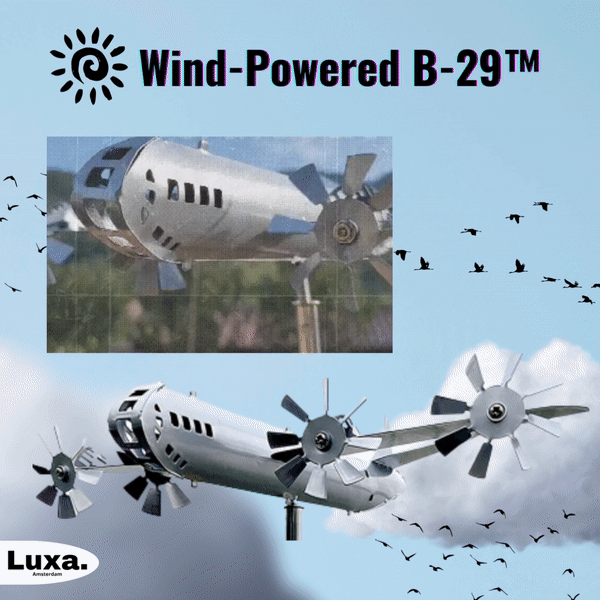 Wind-Powered B-29™ | Super Fort-vliegtuigen