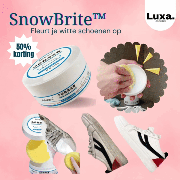 SnowBrite™ | Fleurt je witte schoenen op