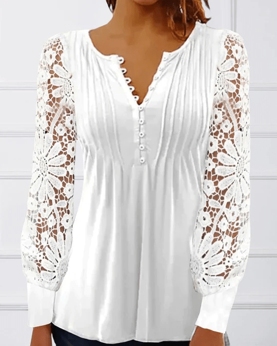 Purity Blouse™ - Elegante blouse met lange mouwen