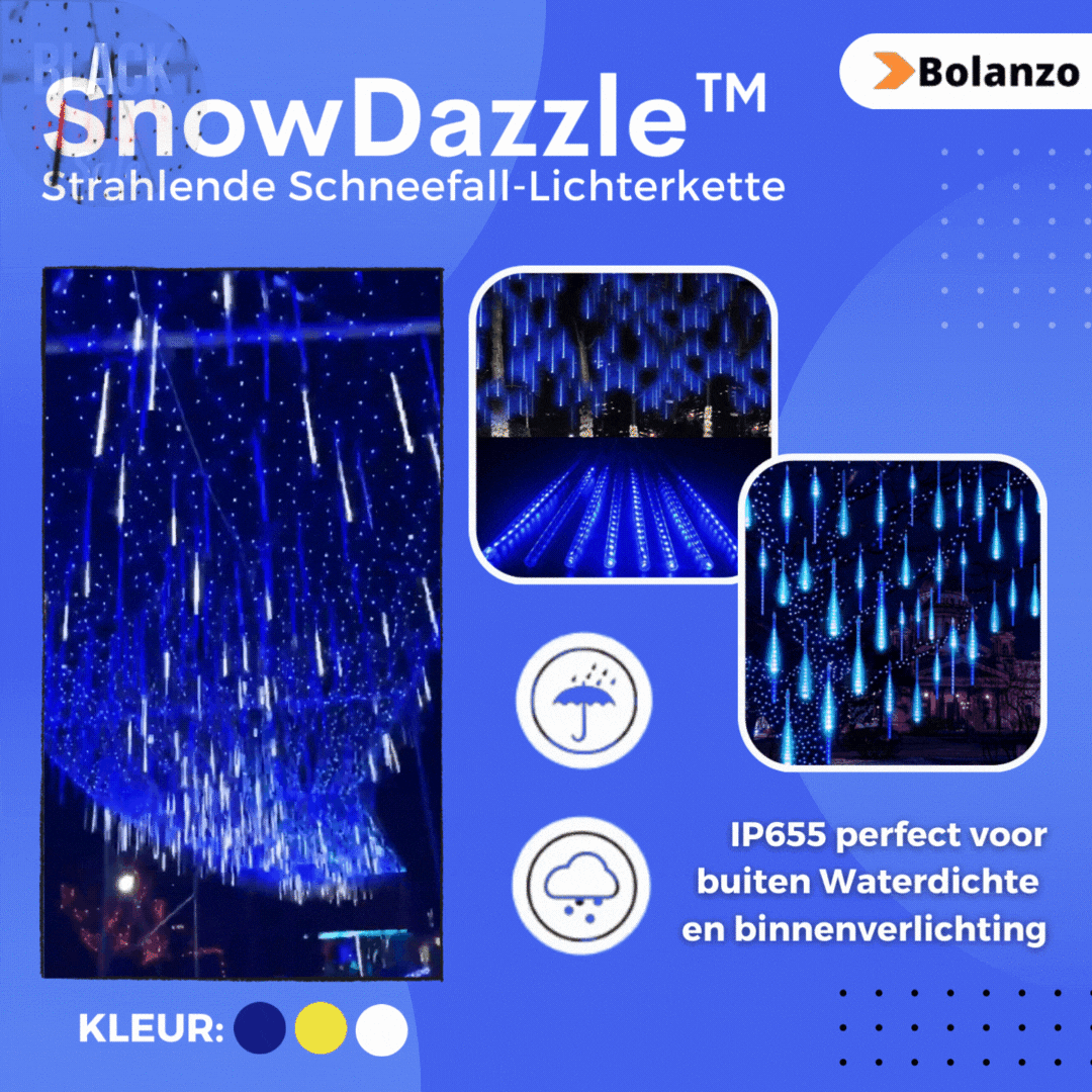 SnowDazzle™ | Stralende Sneeuwval Fairy Lights