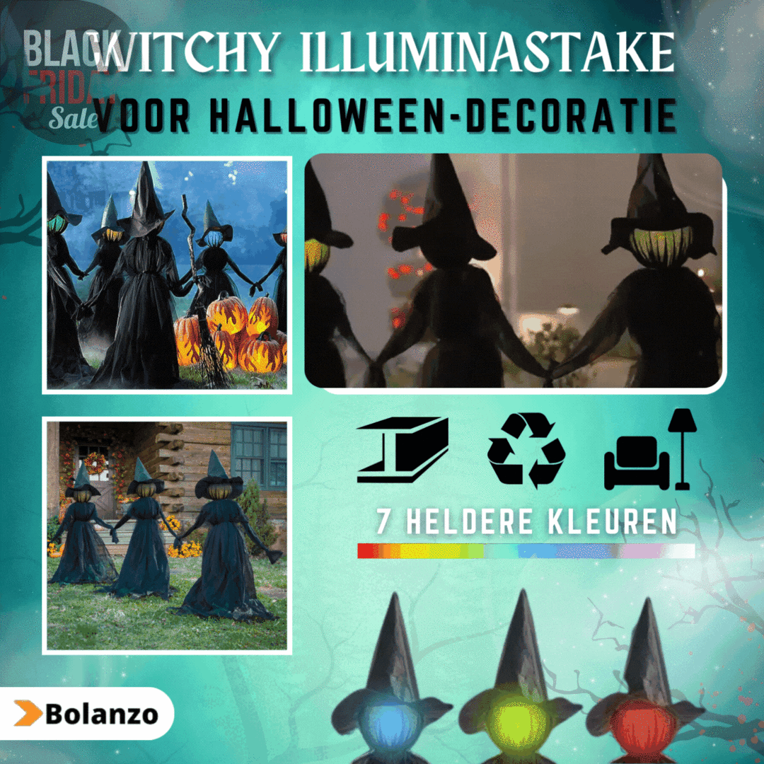 Witchy IlluminaStake | Voor Halloween Decoratie